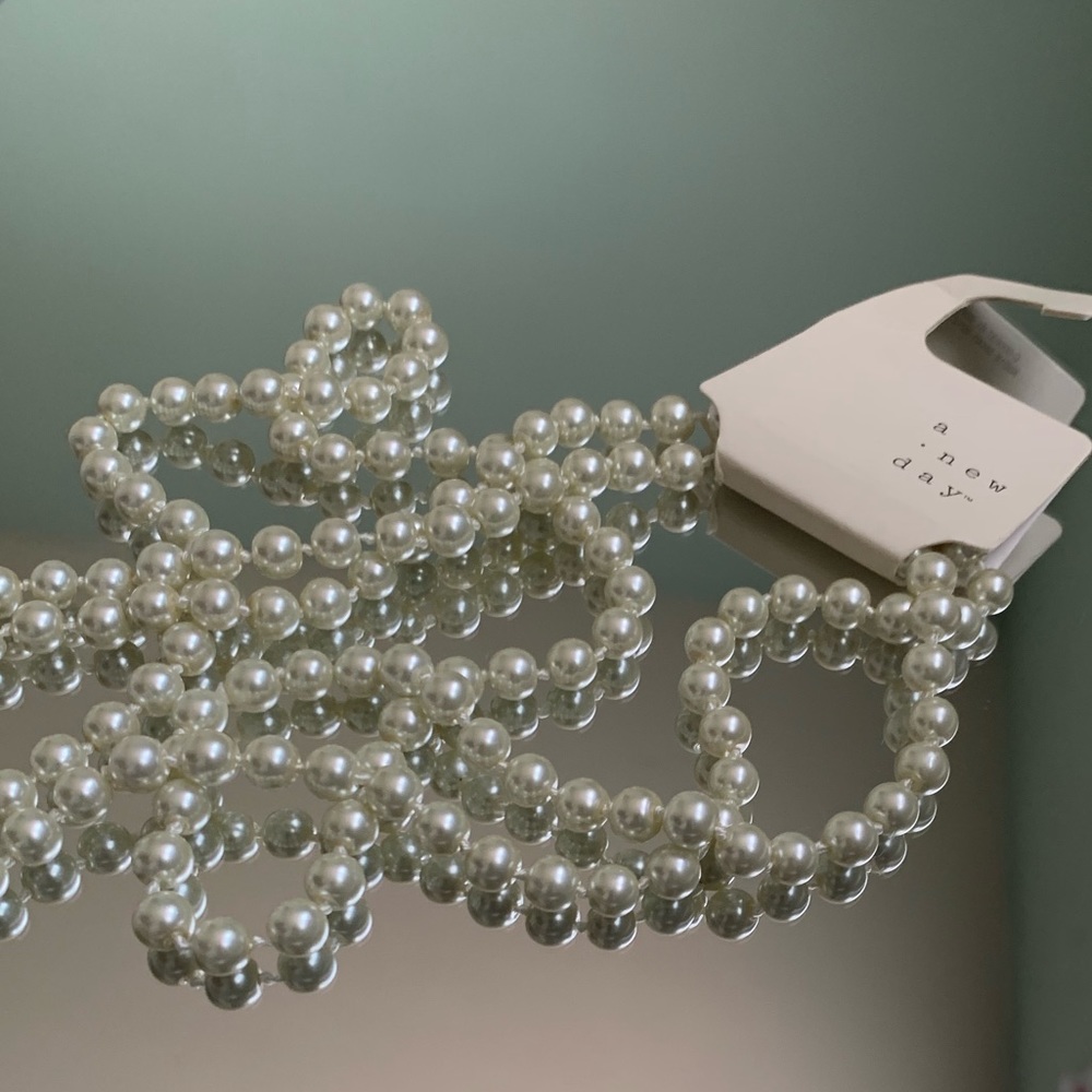 Faux Pearl Necklace